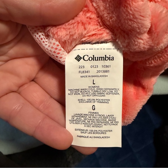 Columbia Women's Coral Teddy Full Zip Jacket Large - Picture 6 of 6